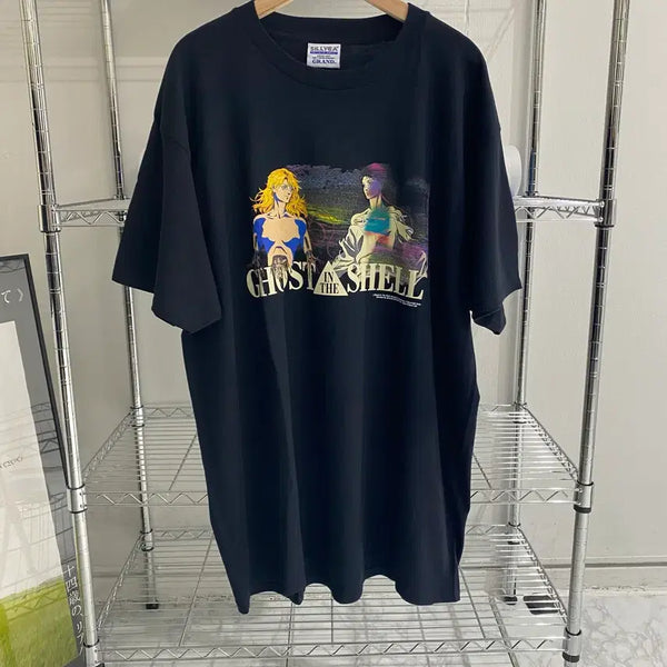 [BUNJANG] Ghost in the Shell Bootleg Animation T-Shirt / 공각기동대 부틀렉 애니메이션 티셔츠 애니티
