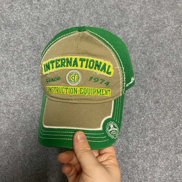 [BUNJANG] ICE Construction Equipment Brand Cap Hat / 미국 건설기계 브랜드 ICE 볼캡 모자