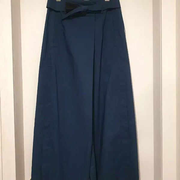 [BUNJANG] JESSINY Navy Wrap Wide Pants / JESSINY  네이비 색상 랩 통팬츠