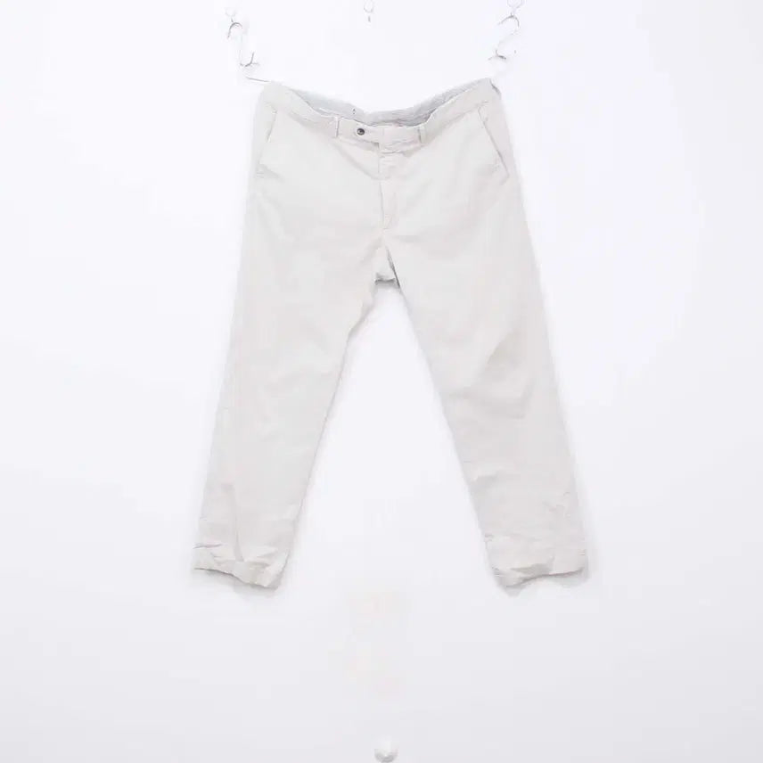 [BUNJANG] DAKS Men's Light Grey Stretch Chino Cotton Pants (Big Size) / [정품]닥스 남성 라이트 그레이 스판 치노 면팬츠 빅사이즈 정인샵