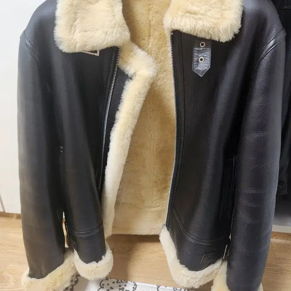 [BUNJANG] Dope Jayson Real Mustang Jacket M / 도프제이슨 리얼 무스탕 M(100-105)