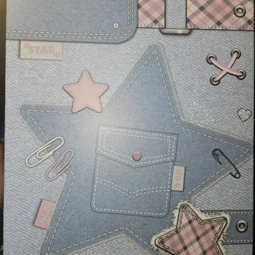 [BUNJANG] Denim Design 3-Ring Binder - Photocard & Postcard Organizer / 3공바인더 엽서바인더 포카바인더 판매