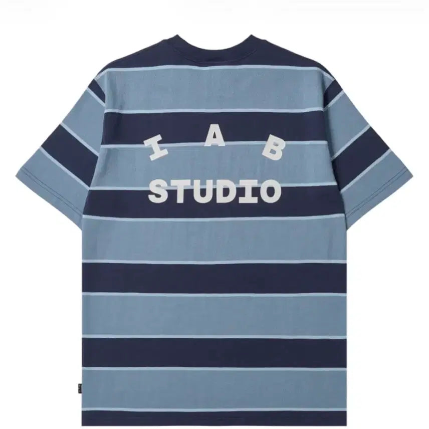 [BUNJANG] IAEB Stripe T-Shirt Blue / [L]아이앱 스트라이프 티셔츠 블루