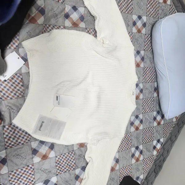[BUNJANG] Nited Cotton Knit Ivory L / 니티드 면니트 아이보리 새상품 L