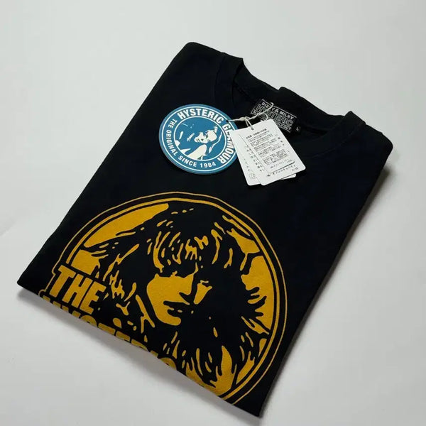 [BUNJANG] Hysteric Glamour Hysteric Woman Short Sleeve T-Shirt Black L / 히스테릭 글래머 히스테릭 우먼 반팔 티셔츠 블랙 새상품 L