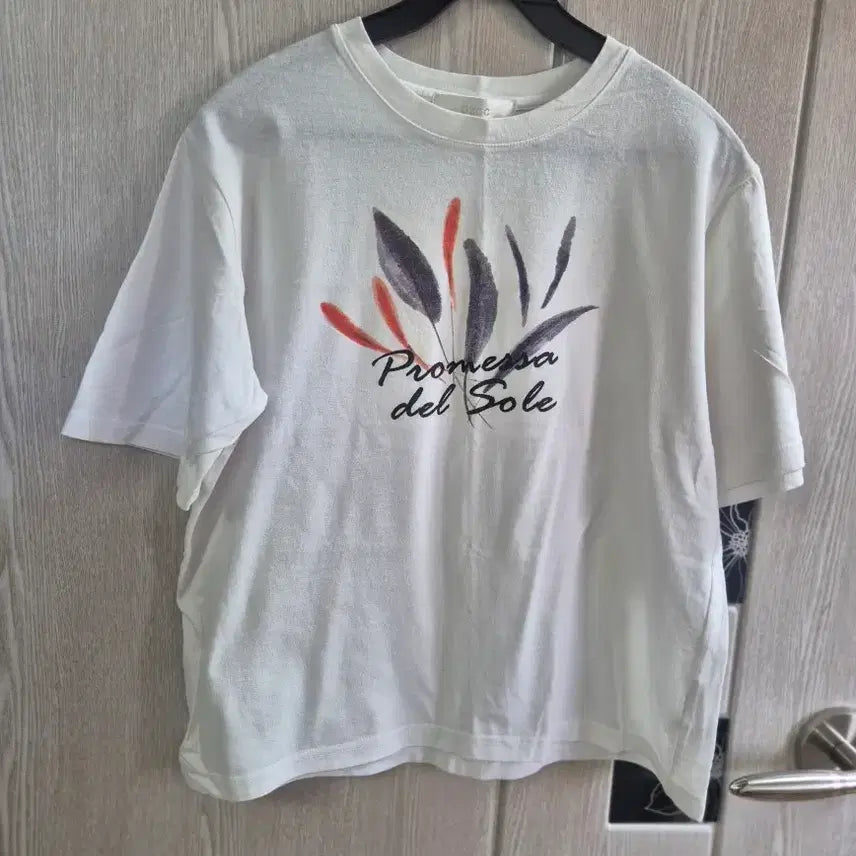 [BUNJANG] OJOCC Printing Short Sleeve T-Shirt Free Size White / 오조크_프린팅 반팔 티셔츠 F