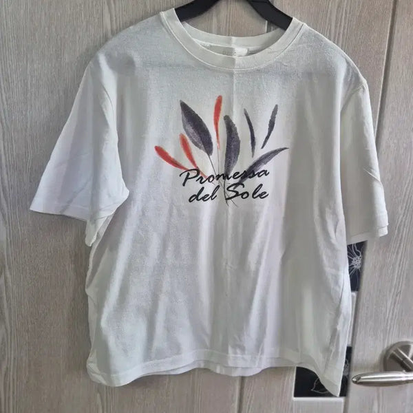 [BUNJANG] OJOCC Printing Short Sleeve T-Shirt Free Size White / 오조크_프린팅 반팔 티셔츠 F