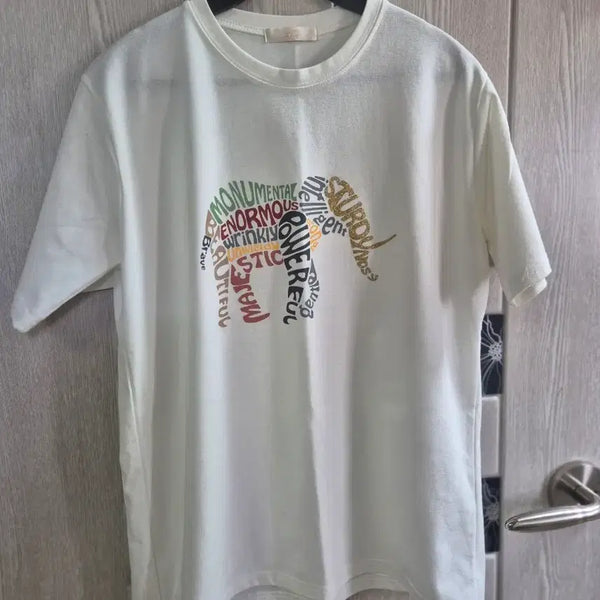 [BUNJANG] Elephant Graphic T-Shirt / Enc_ 코끼리 그래픽 반팔티셔츠 F