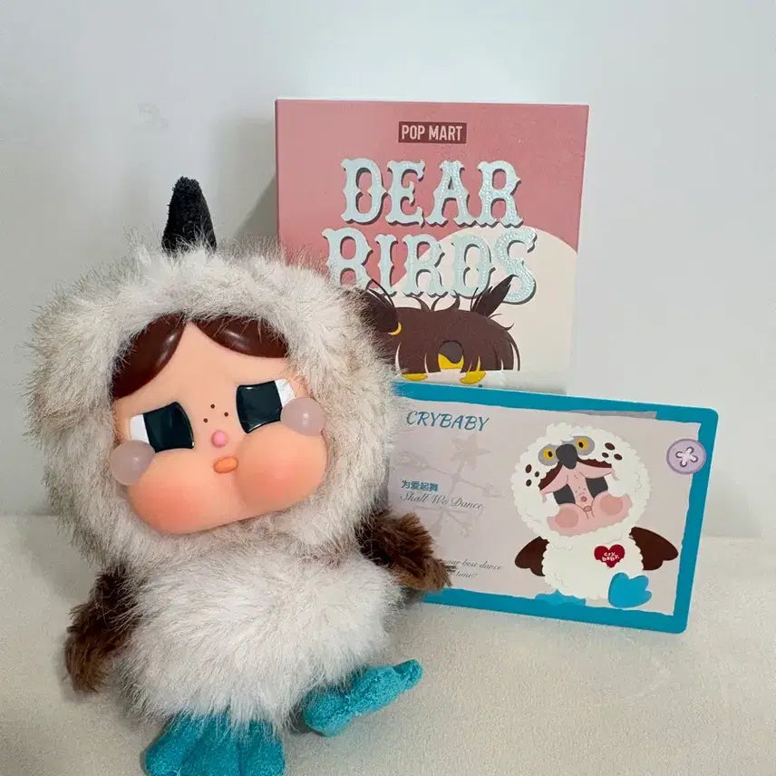 [BUNJANG] Pop Mart Dear Bunny Crybaby Doll Box (Opened Bottom) / 팝마트 디어버즈  크라이베이비 인형 박스밑개봉
