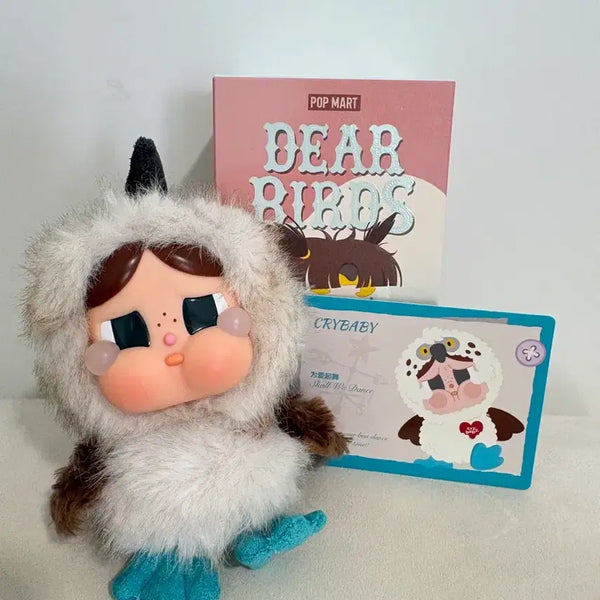 [BUNJANG] Pop Mart Dear Bunny Crybaby Doll Box (Opened Bottom) / 팝마트 디어버즈  크라이베이비 인형 박스밑개봉