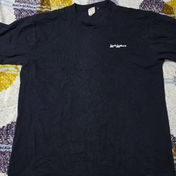 [BUNJANG] Lewis Leathers Logo T-Shirt Black XL / 루이스레더 로고 티셔츠 블랙 XL 판매합니다