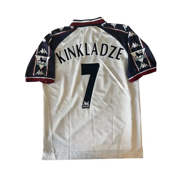 [BUNJANG] Kinkladze Manchester City 97-98 Away Football Jersey / [M/100]97-98 맨시티 어웨이 킨클라제 유니폼