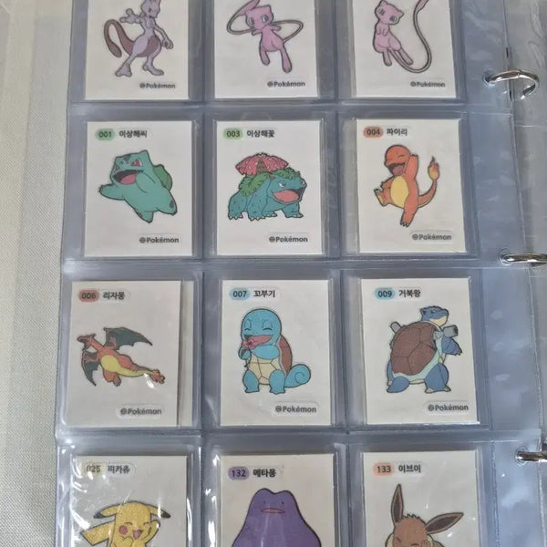 [BUNJANG] First Generation Pokemon Sticker Full Set / 1세대 포켓몬 띠부실 완성본