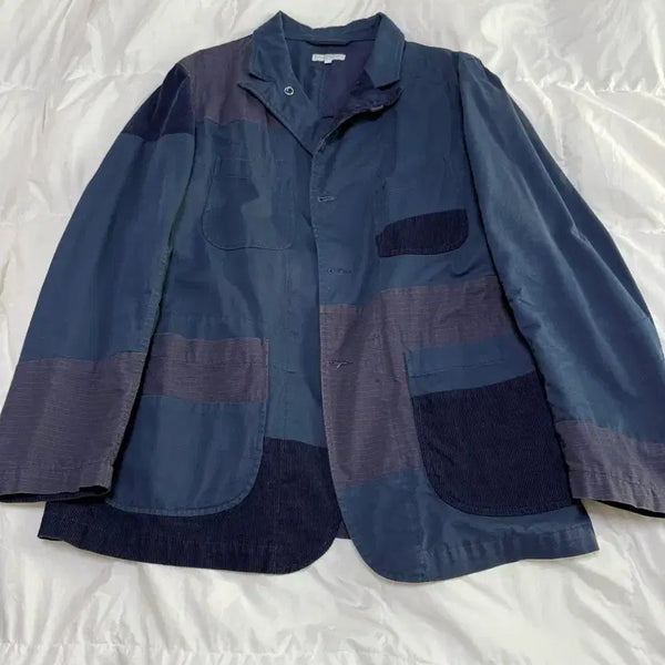 [BUNJANG] Engineered Garments Bedford Patchwork Jacket L Size / 엔지니어드가먼츠 패치워크 베드포드 L사이즈