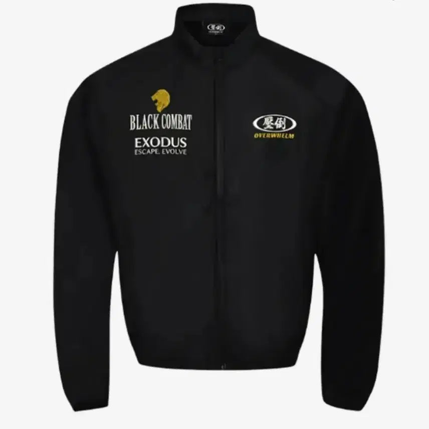 [BUNJANG] Abdo Black Combat Windbreaker Limited Edition / 압도 블랙컴뱃 바람막이 2사이즈 한정판 본투윈프리덤올라잇짐웨어