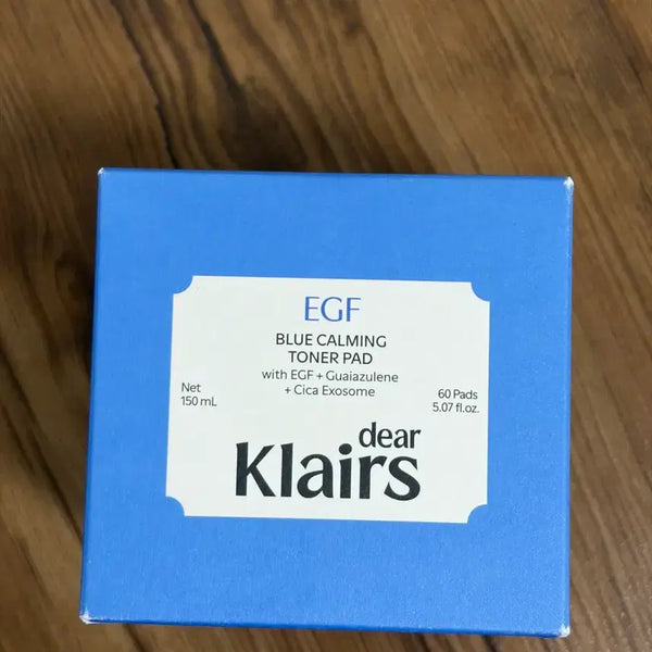 [BUNJANG] Dear, Klairs EGF Blue Calming Toner Pad / [새상품] 디어 클레어스 이지에프 블루 토너 패드