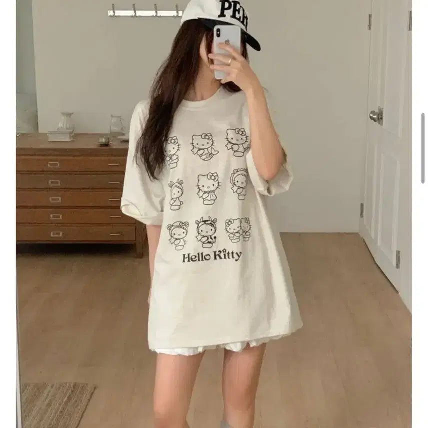 [BUNJANG] Oversized T-Shirt / 새제품 빅사이즈 오버핏 티 남녀공용 박스티 홈웨어 잠옷