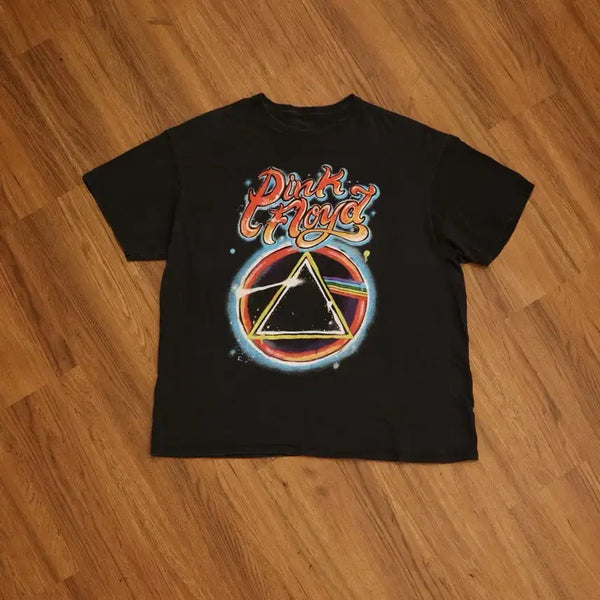 [BUNJANG] Pink Floyd "Dark Side of the Moon" Prism Graphic T-Shirt (XL) / 2021 라이센스 핑크플로이트 티셔츠 판매