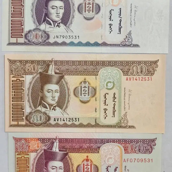 [BUNJANG] Mixed World Banknotes Bundle (Mongolia, Zambia, Russia, China, etc.) / 몽골 잠비아 러시아 중국 등 지폐일괄