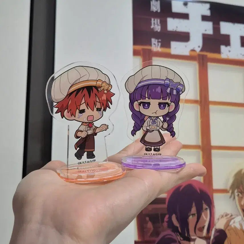[BUNJANG] Frieren: Beyond Journey's End Frieren & Stark Patissier Outfit Acrylic Stand / [장송의 프리렌] 콜라보 카페 파티시엘 복장 페른 슈타르크 아크릴 스탠드