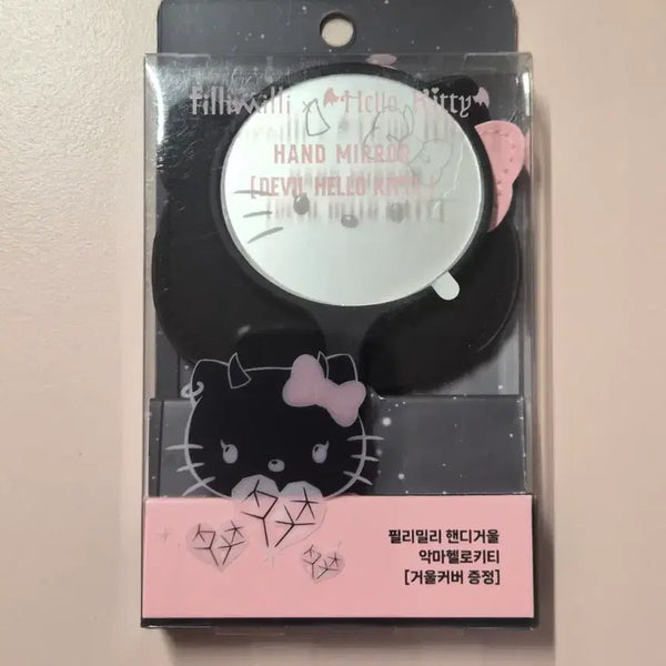 [BUNJANG] Sanrio Fillymillly Hello Kitty Devil Handy Mirror (Sealed) / 산리오 필리밀리 헬로키티 핸디 거울 미러 악마 미개봉 새상품