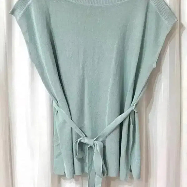 [BUNJANG] IZEL Sleeveless Knit Vest Mint L / (택 달린 새상품) 민트 아이젤 민소매 니트 티 77 L
