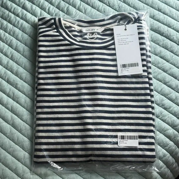 [BUNJANG] Neil By Moon Straight Stripe Short Sleeve T-Shirt XL / 닐바이피 스트라이프 반팔티 XL