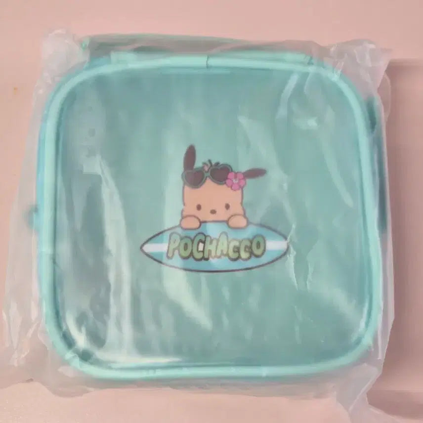 [BUNJANG] Sanrio Pochacco Tanning Pouch / 올리브영 산리오 태닝 포차코 파우치 메타그린 슬림업 미개봉 새상품