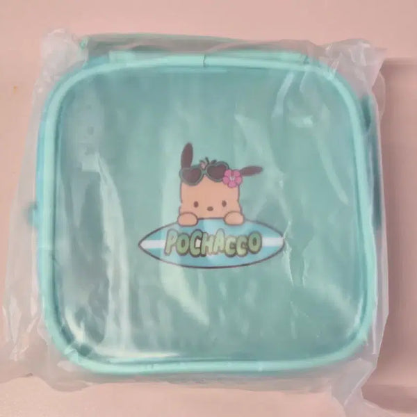 [BUNJANG] Sanrio Pochacco Tanning Pouch / 올리브영 산리오 태닝 포차코 파우치 메타그린 슬림업 미개봉 새상품