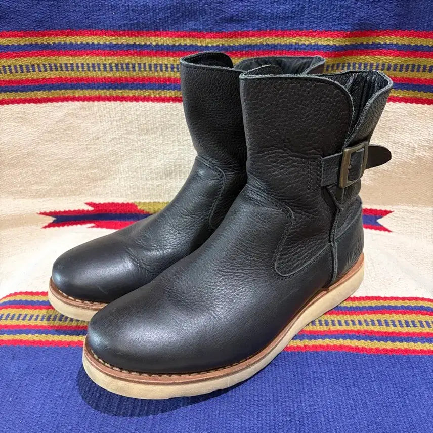 [BUNJANG] Lee Real Leather Pecos Engineer Boots Black / 리 리얼레더 페코스 엔지니어부츠