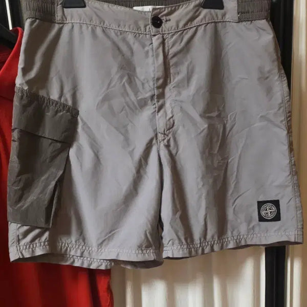 [BUNJANG] Stone Island Grey Cargo Shorts / 정품))스톤아일랜드 그레이 카고 반바지