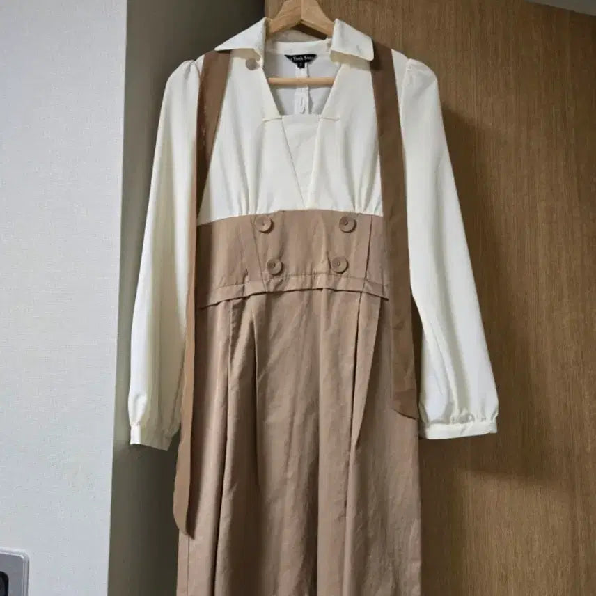 [BUNJANG] S Size Collar Dress for Spring/Fall Occasions / 봄가을 하객룩 오피스룩 카라 원피스 S사이즈