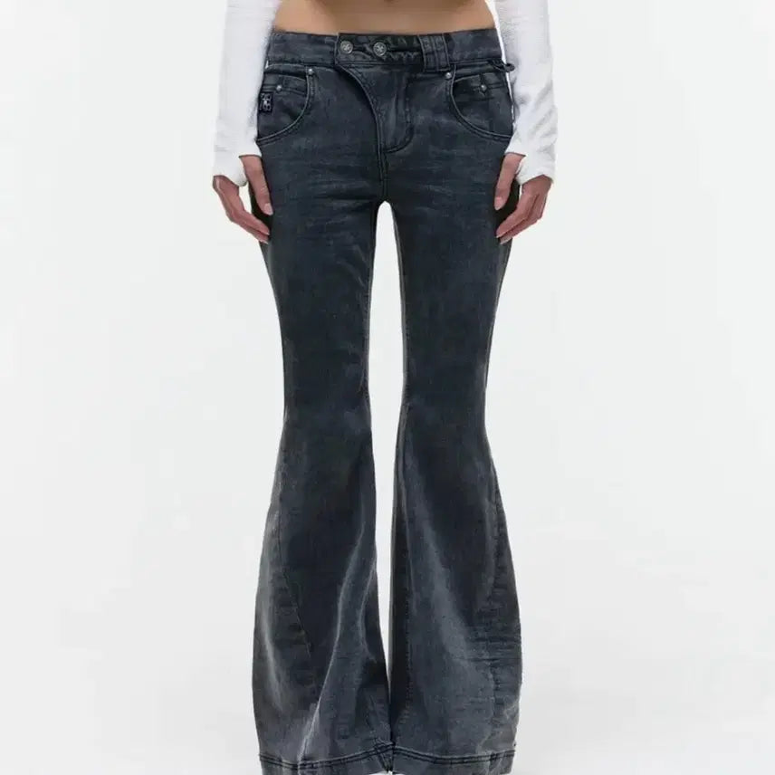[BUNJANG] Opus Op. 09 Wicked Slim Flare Denim Pants / 오퍼스 / Op. 09 WICKED SLIM FLARE DENIM PAN