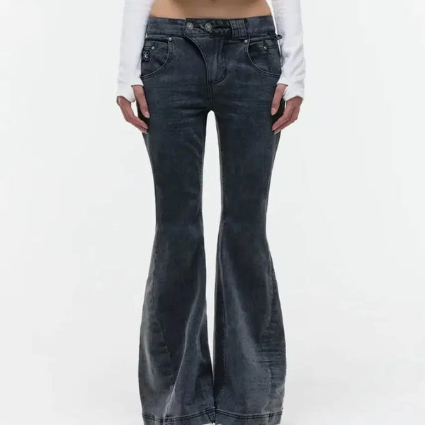 [BUNJANG] Opus Op. 09 Wicked Slim Flare Denim Pants / 오퍼스 / Op. 09 WICKED SLIM FLARE DENIM PAN