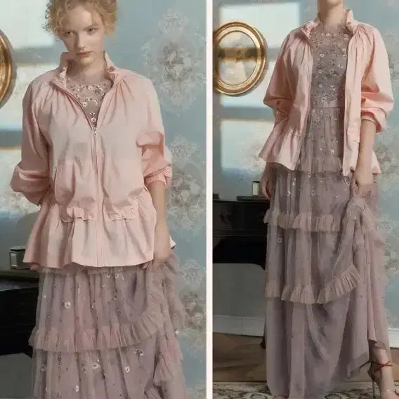 [BUNJANG] Anna Sui Women's Pink Jumper / 안나수이 점퍼 여성