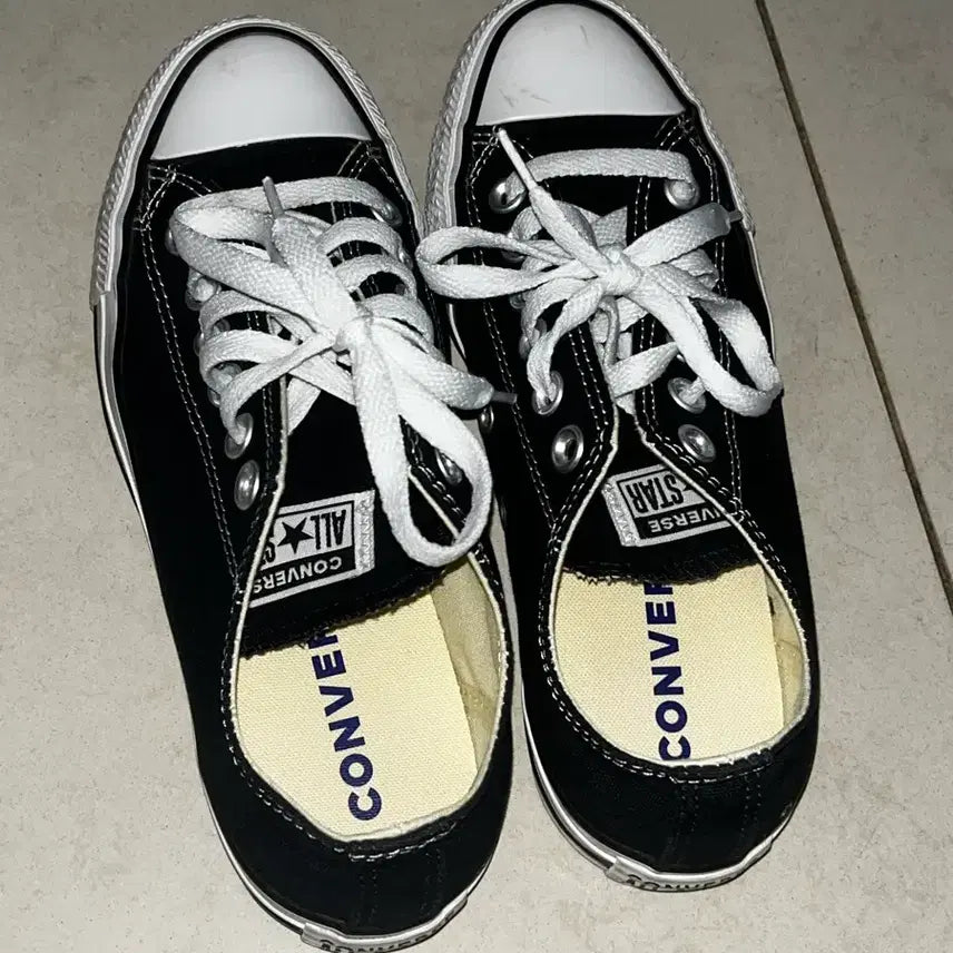 [BUNJANG] Converse Chuck Taylor All Star Classic Black M9166C / 컨버스 척테일러 올스타 클래식 블랙 M9166C 235mm