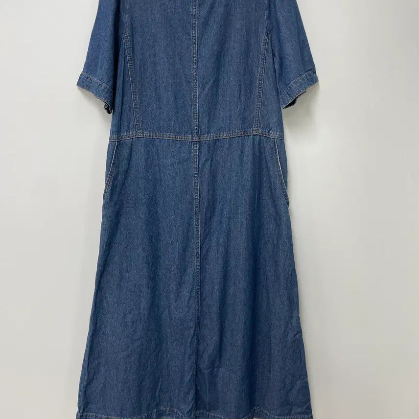 [BUNJANG] Brielle Vintage Denim Long Dress Size 55 / 브리엘 빈티지 데님 롱원피스 55