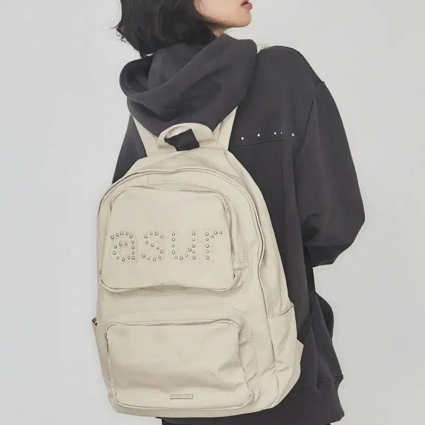 [BUNJANG] ASUR Ivory Backpack / ASUR 아이보리 백팩 가방 무신사 백팩 학생 백팩