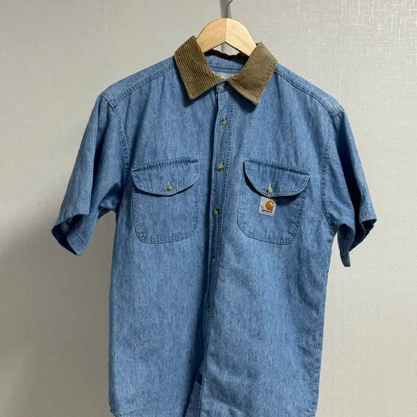 [BUNJANG] Carhartt Short Sleeve Shirt Blue / [M]칼하트 반팔셔츠 블루