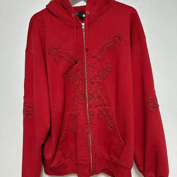 [BUNJANG] Supreme x Yohji Yamamoto Collaboration Hooded Zip-Up Jacket XL / 슈프림 x 요지 야마모토 후드 집업 XL
