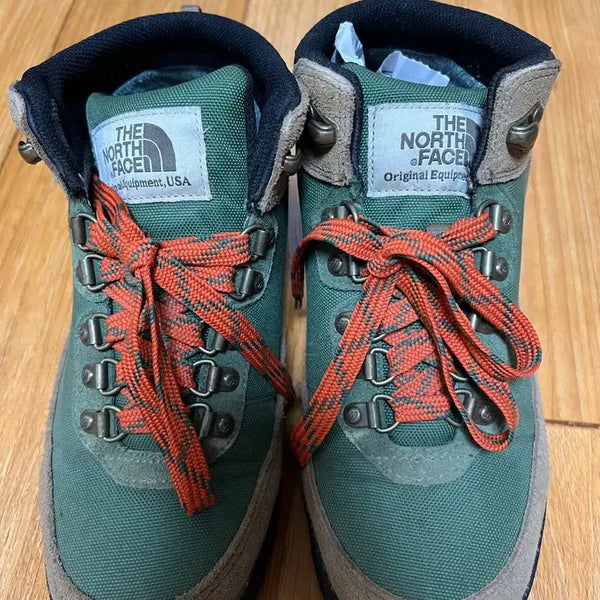 [BUNJANG] The North Face Hiking Boots Green / 노스페이스 등산화 그린색