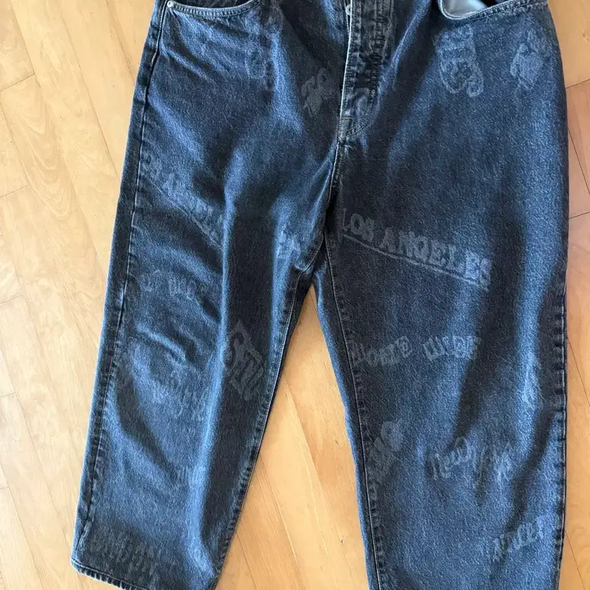 [BUNJANG] Stussy Worldwide Big "All Jeans" Black / [34] 스투시 월드와이드 빅 올 진 블랙