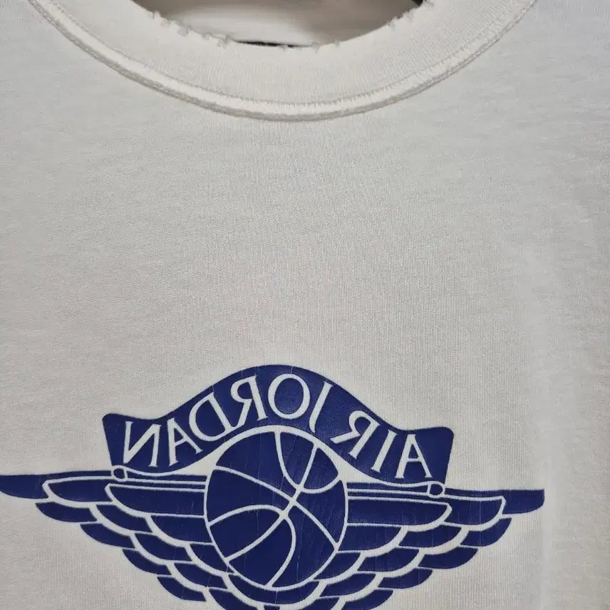 [BUNJANG] Nike Air Jordan White Short-Sleeve T-Shirt / 나이키 에어조던 흰색 반팔 티셔츠!새상품!
