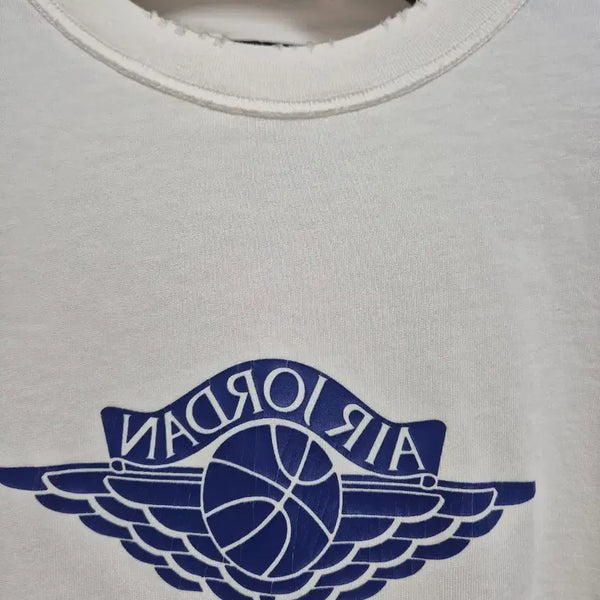 [BUNJANG] Nike Air Jordan White Short-Sleeve T-Shirt / 나이키 에어조던 흰색 반팔 티셔츠!새상품!