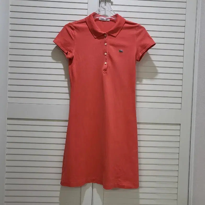 [BUNJANG] Lacoste PK Dress Orange Size 34 / [34]라코스테 pk원피스(90호)