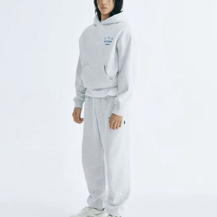 [BUNJANG] I App Studio Sweatpants Oatmeal XL / 아이앱 스튜디오 스웨트팬츠 오트밀 XL