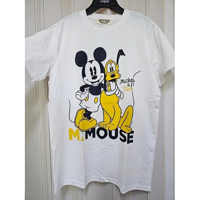[BUNJANG] Indi-Bnk Mickey Mouse Unisex Short-Sleeve T-Shirt (Size M) / 공용)미키마우스 반팔티