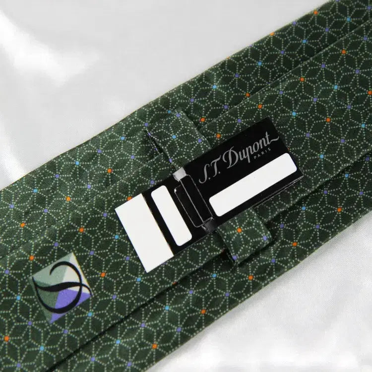 [BUNJANG] S.T. Dupont 8.5cm Unused Italian Luxury Necktie / 듀퐁 8.5cm 미사용 이태리 명품 넥타이 S.T. DUPONT