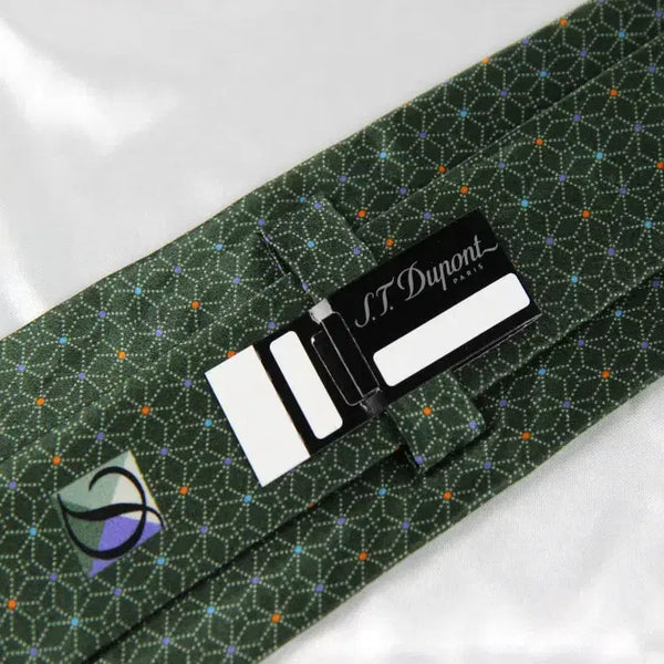 [BUNJANG] S.T. Dupont 8.5cm Unused Italian Luxury Necktie / 듀퐁 8.5cm 미사용 이태리 명품 넥타이 S.T. DUPONT