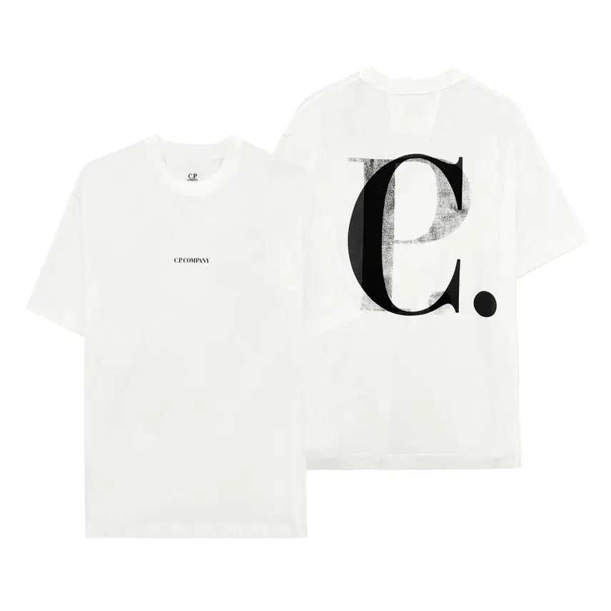 [BUNJANG] CP Company Logo Detail Short Sleeve T-Shirt 20CMTS087A / [새상품정품] CP컴퍼니 로고 디테일 반팔 티셔츠 20CMTS087A